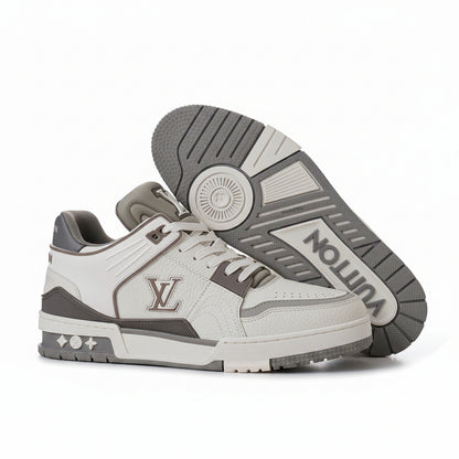 LV Trainer Sneakers – Grey/White