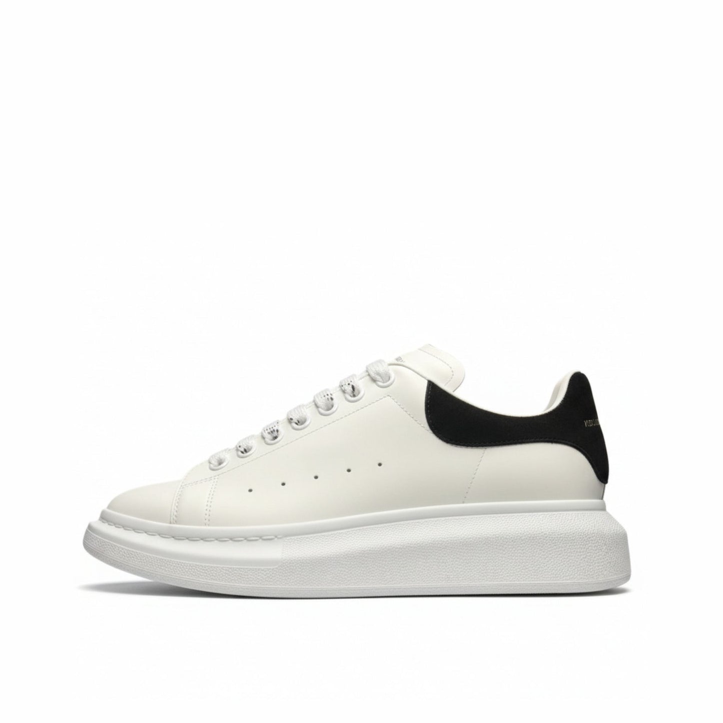 McQueen Monochrome Platform Trainers in White