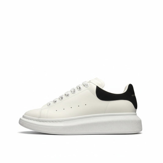 McQueen Monochrome Platform Trainers in White
