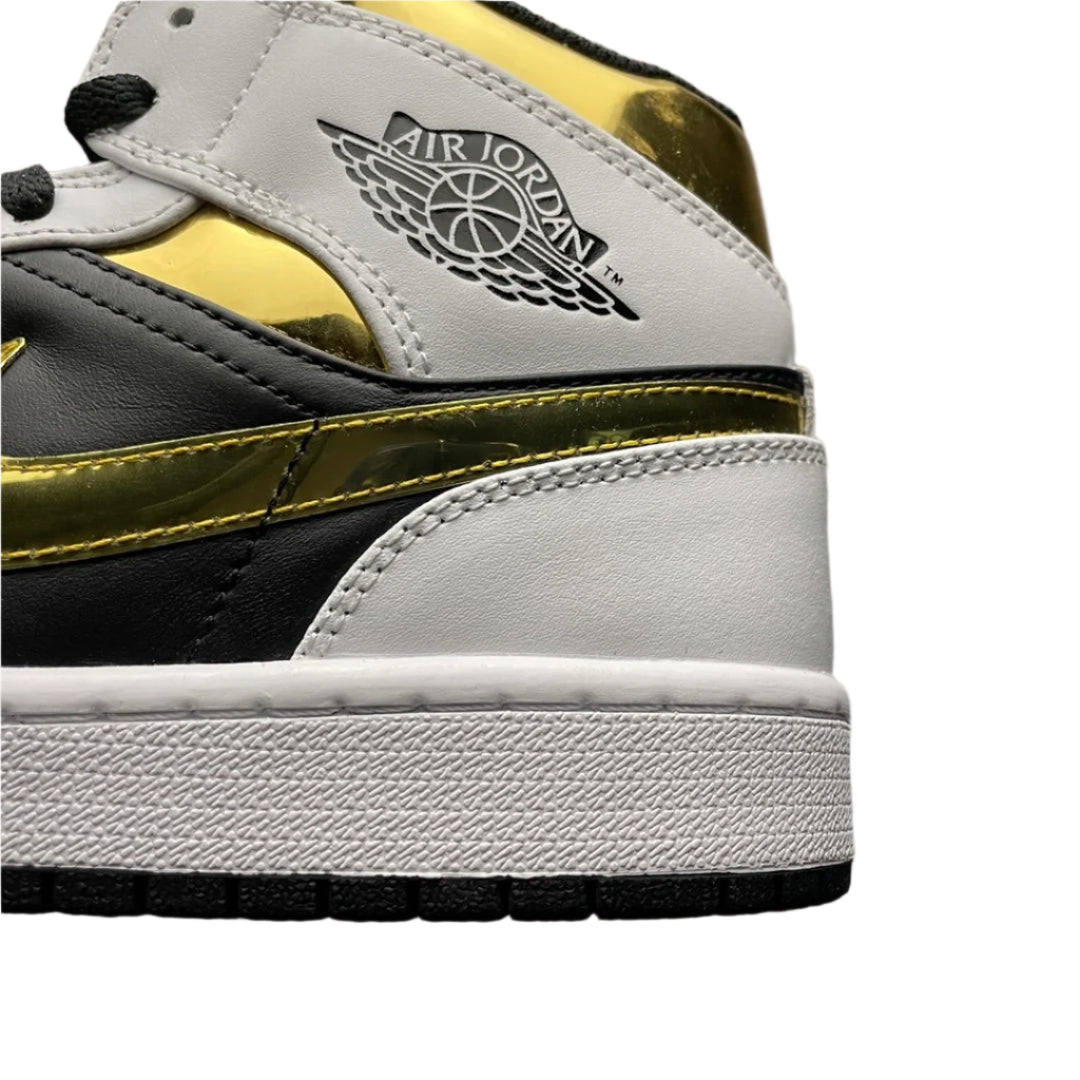 Air Jordan 1 Mid GS “White Gold”