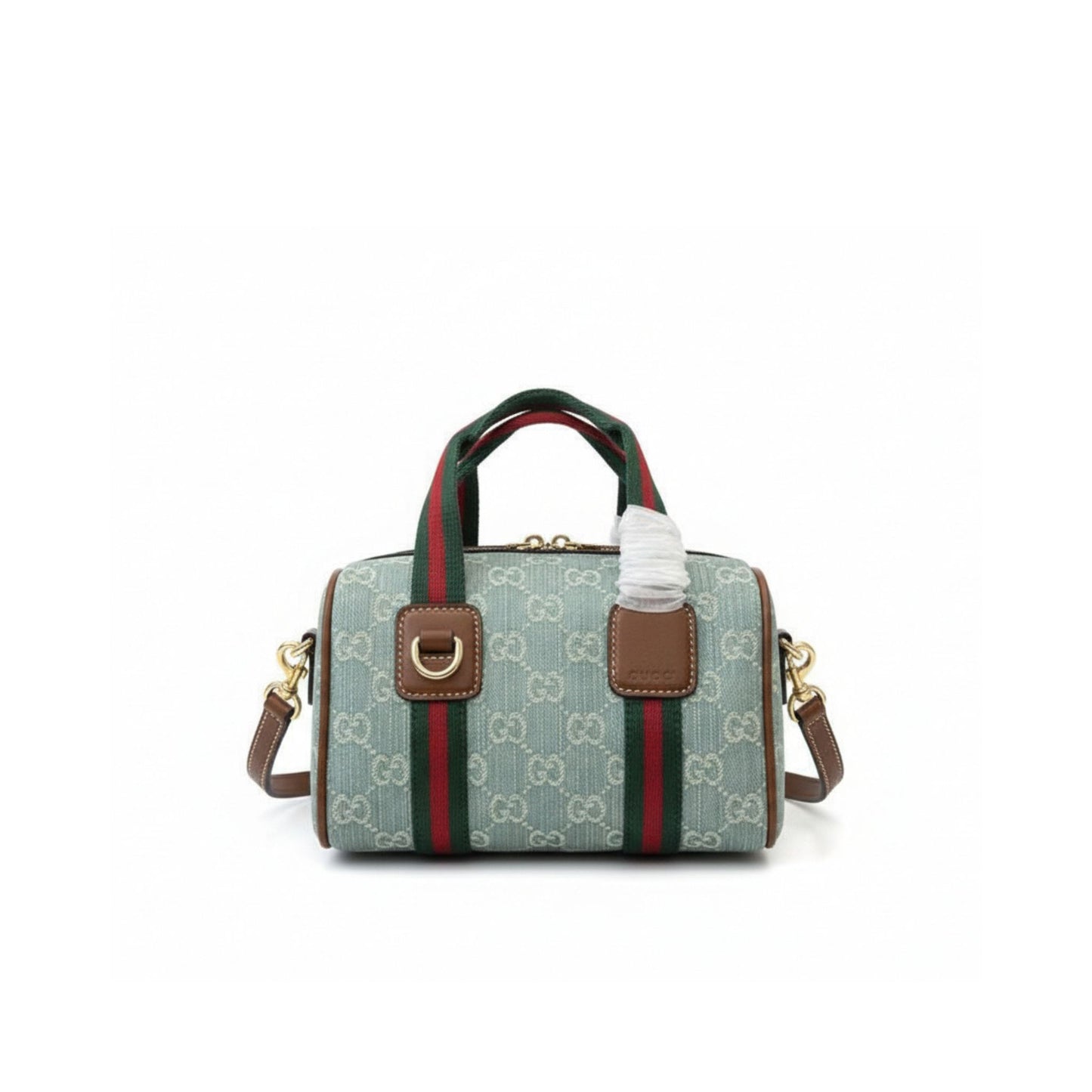 Gucci Mini GG Handbag Blue & White Denim