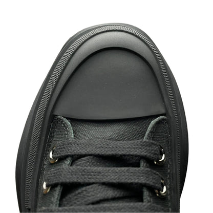 Alexander McQueen Grey Tread Slick High Sneaker – Luxury Trainer
