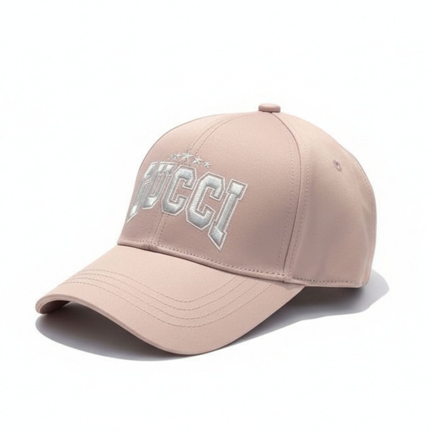 Gucci Cotton Canvas Baseball Hat with Star Embroidery