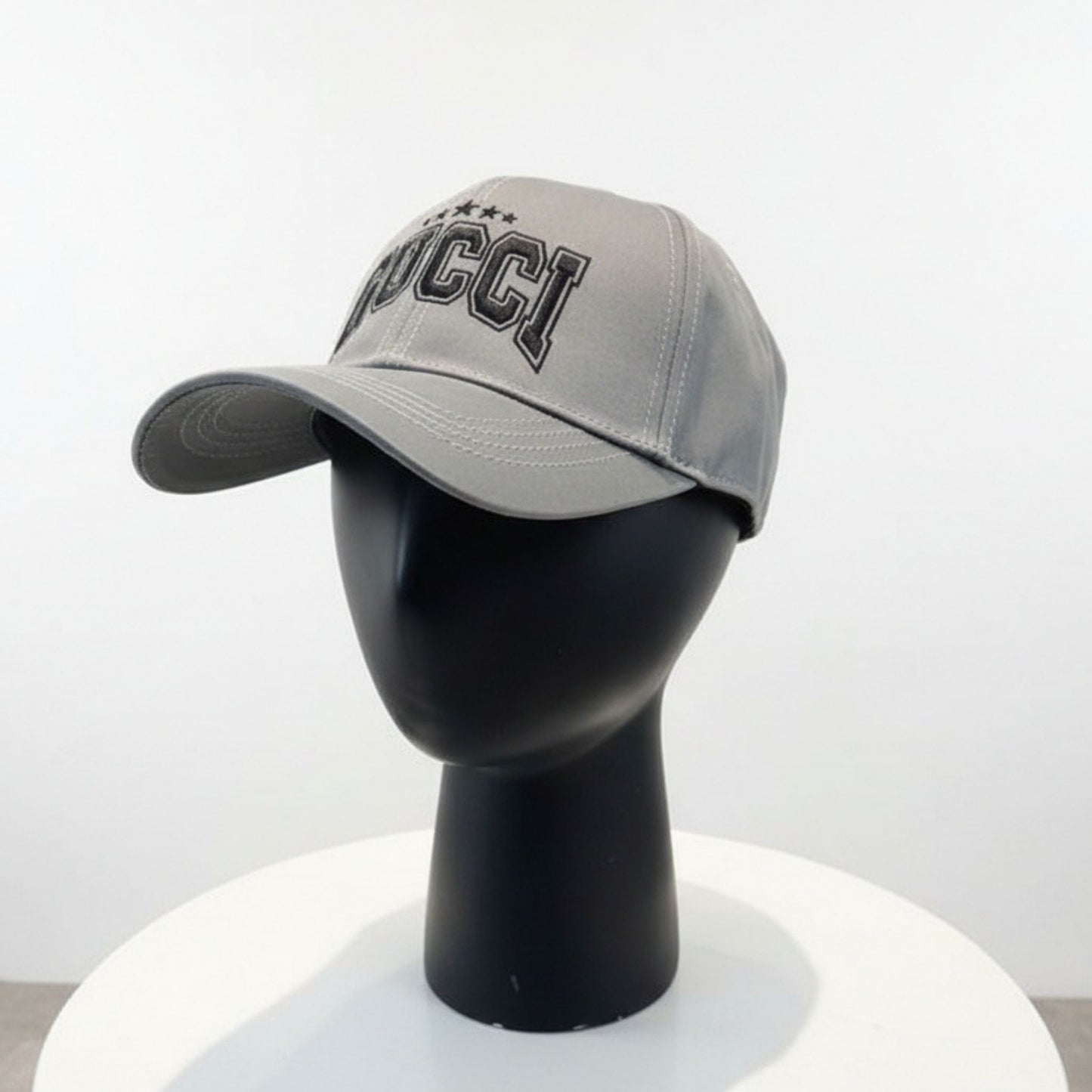 Gucci Embroidered Cotton Canvas Baseball Hat