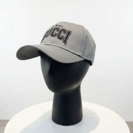 Gucci Embroidered Cotton Canvas Baseball Hat