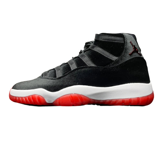 Nike Air Jordan 11 Retro Bred Velvet – Women’s Premium Leather High-Top Sneakers