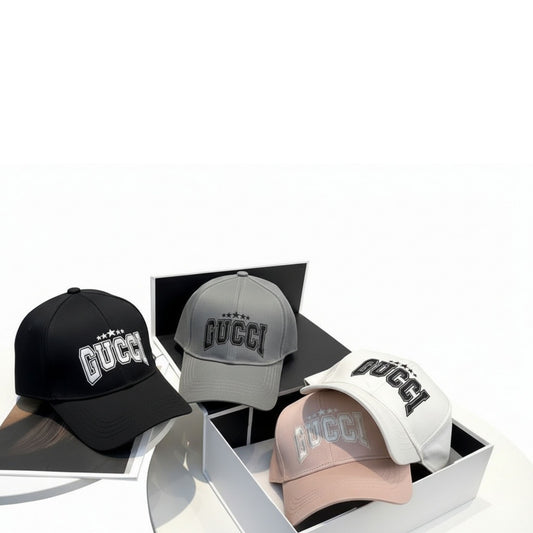 Gucci Embroidered Cotton Baseball Hats Collection