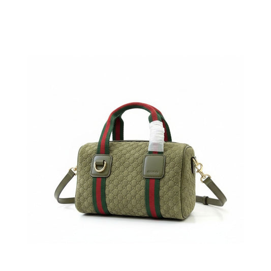 Gucci Mini GG Handbag Green Suede
