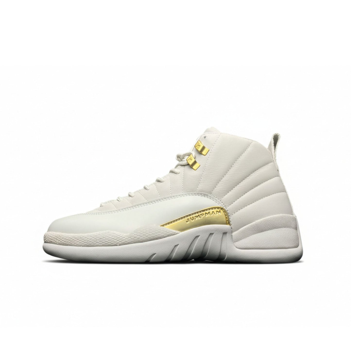 Nike Air Jordan 12 Retro Phantom Women’s Basketball Shoes – White/Gold