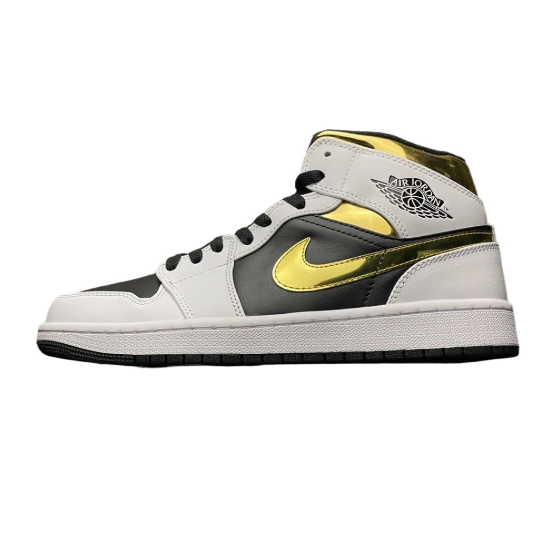 Air Jordan 1 Mid GS “White Gold”