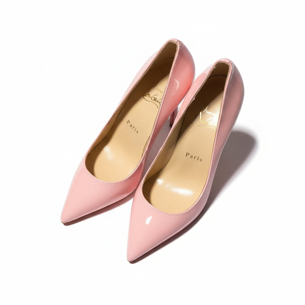 Louboutin Pigalle Follies Patent Pumps Pink