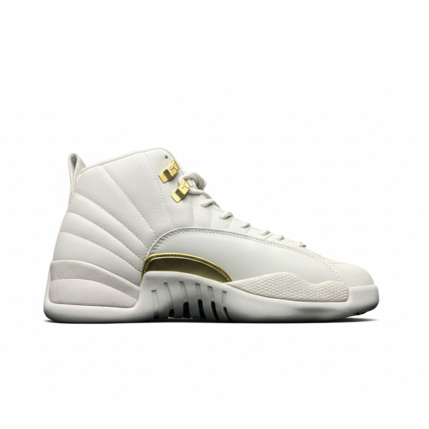 Nike Air Jordan 12 Retro Phantom Women’s Basketball Shoes – White/Gold