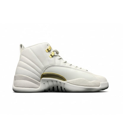 Nike Air Jordan 12 Retro Phantom Women’s Basketball Shoes – White/Gold