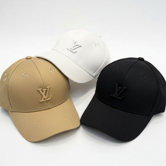 Louis Vuitton LV First / Only LV Baseball Caps – Black, White & Beige