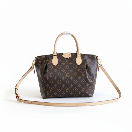 Turenne Monogram Canvas Handbag with Vachetta Leather Trim