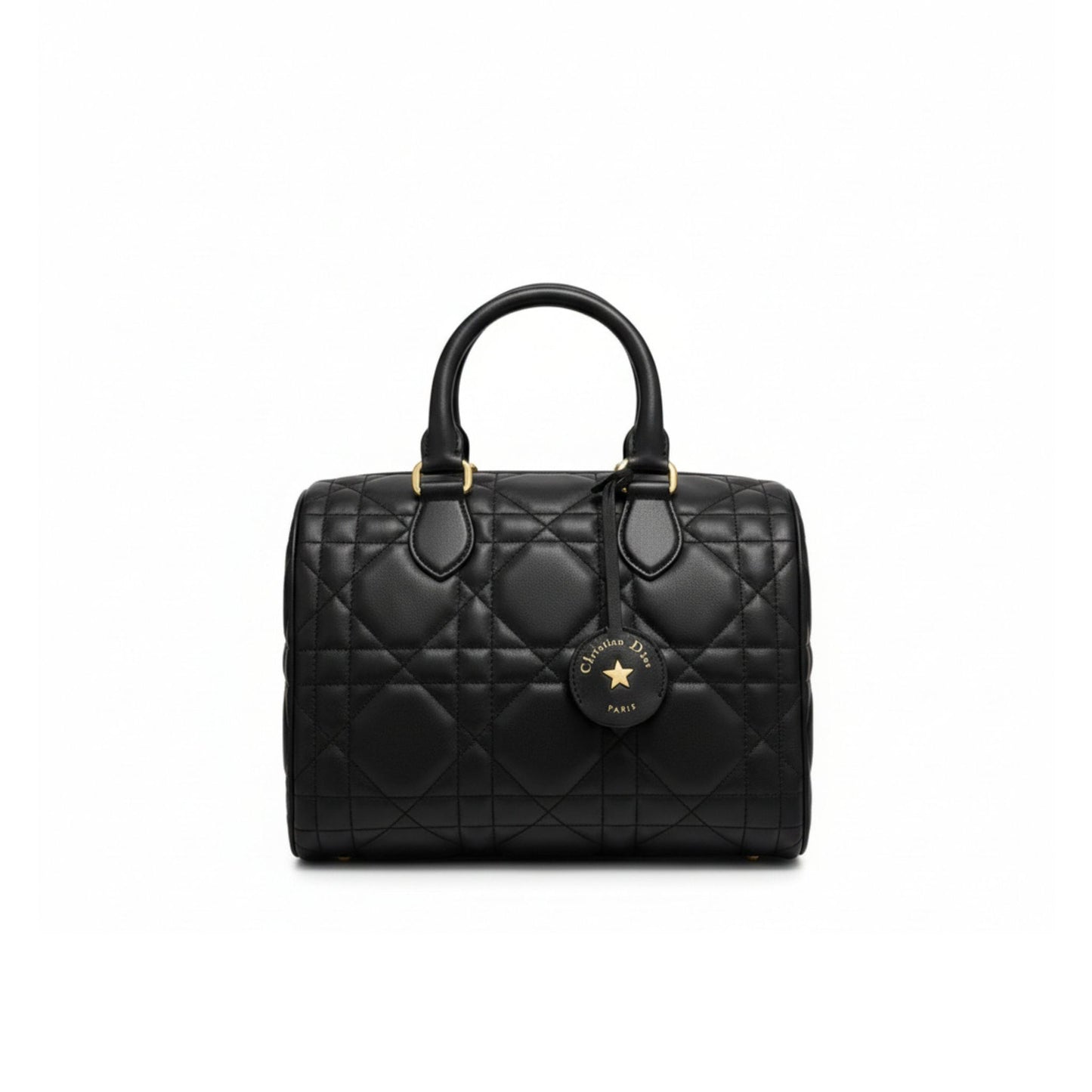 Groove 25 Bag Black Macrocannage Calfskin