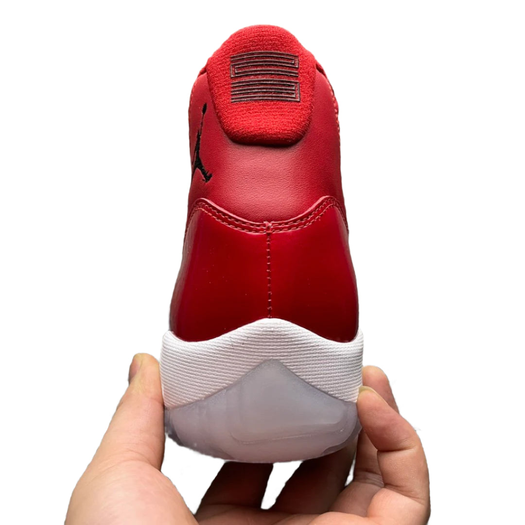 Nike Air Jordan 11 High “Win Like ’96” Red – Premium Leather Basketball Sneakers