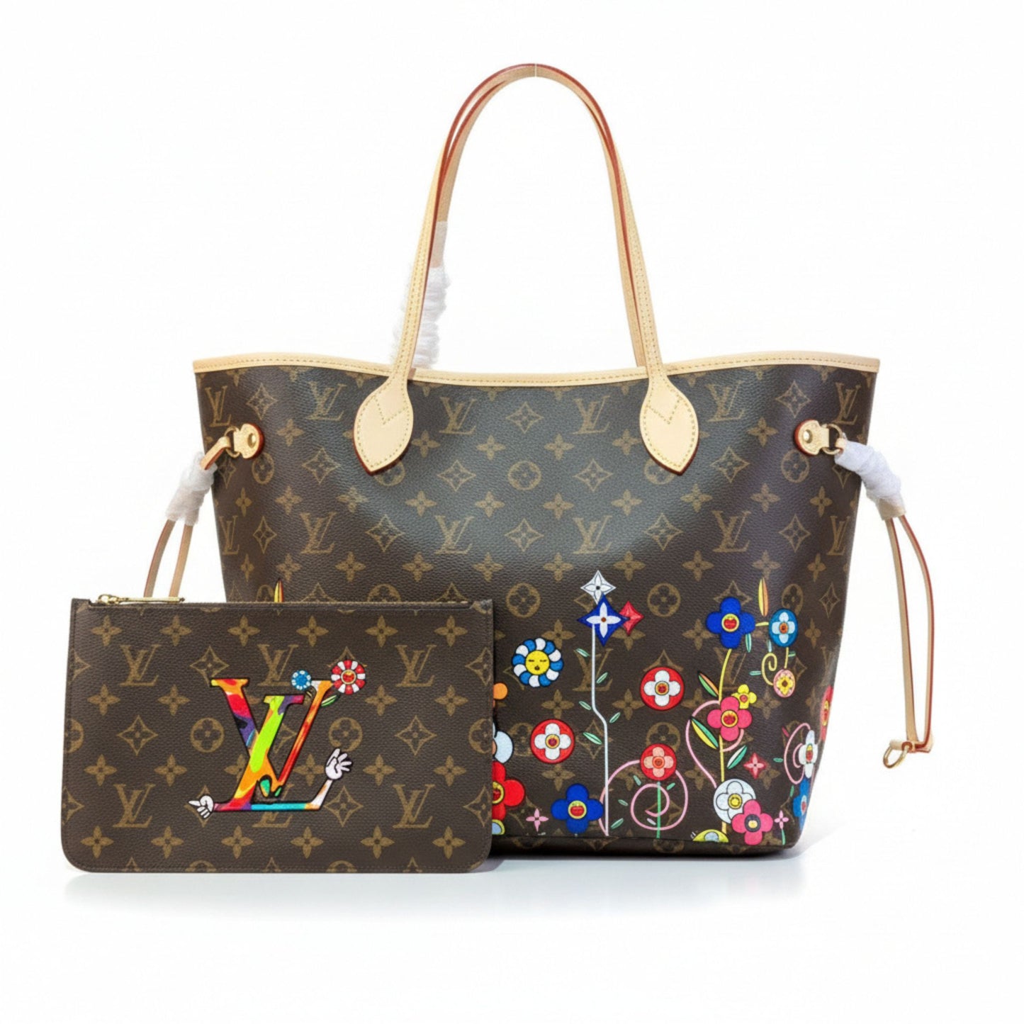 Neverfull MM Takashi Murakami Special Edition Tote Bag