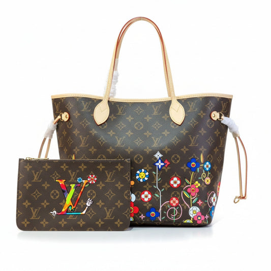 Neverfull MM Takashi Murakami Special Edition Tote Bag