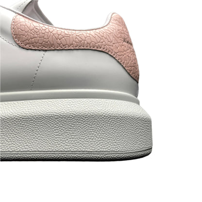 Alexander McQueen Oversized Leather Sneakers – White Pink Luxury