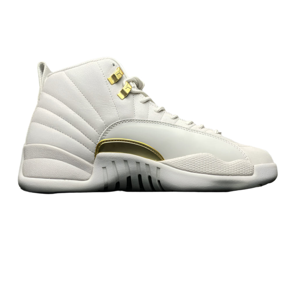 Nike Air Jordan 12 Retro Phantom Women’s Basketball Shoes – White/Gold