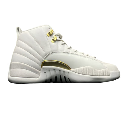 Nike Air Jordan 12 Retro Phantom Women’s Basketball Shoes – White/Gold