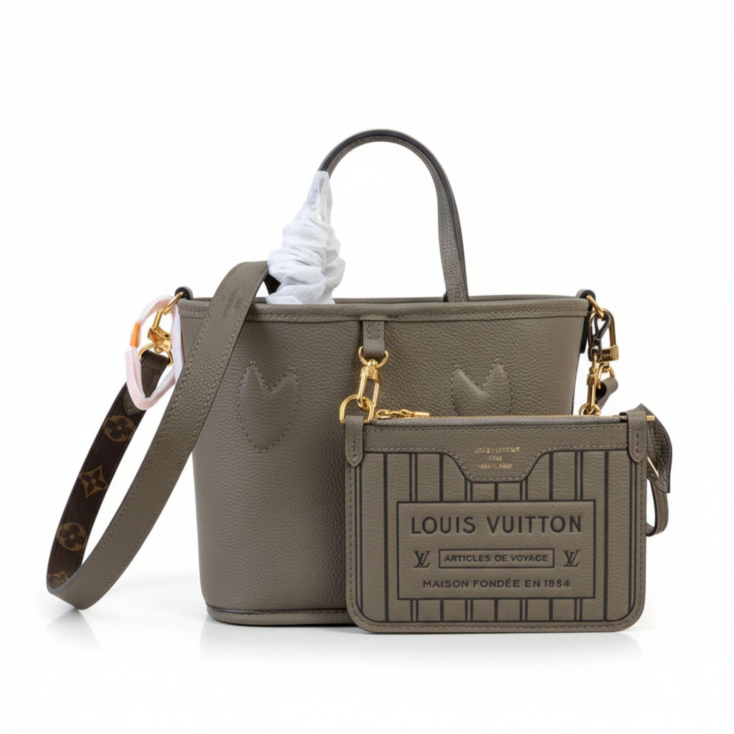 Neverfull Bandoulière Inside Out BB Tote Bag