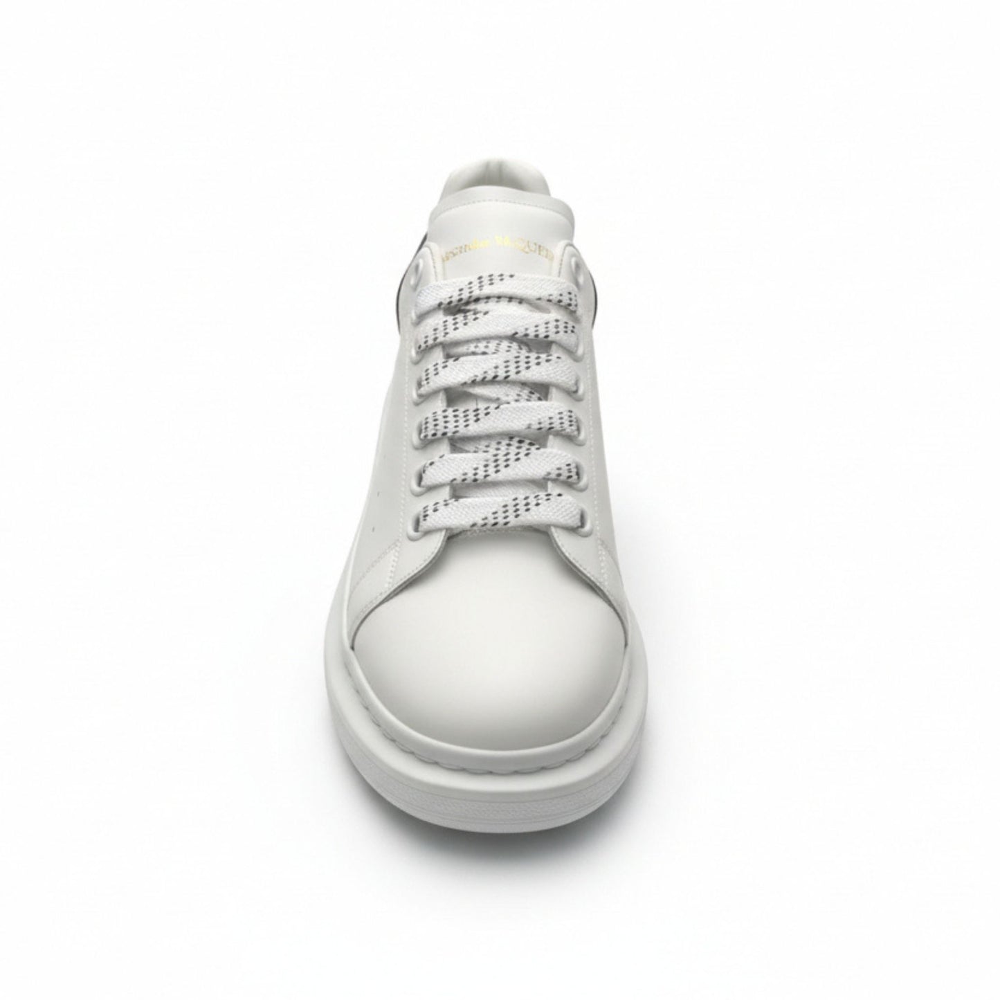 McQueen Monochrome Platform Trainers in White