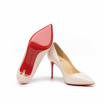Louboutin Sporty Kate 85 Leather Pumps Pink