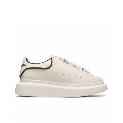Alexander McQueen White – Black Outline Sneakers