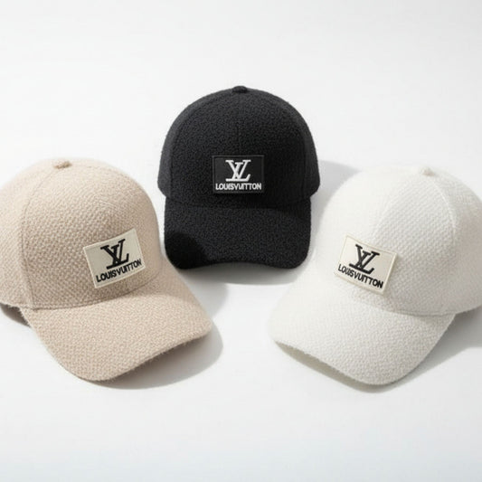 Louis Vuitton Woolgram-Style Baseball Caps – Multi-Color Collection