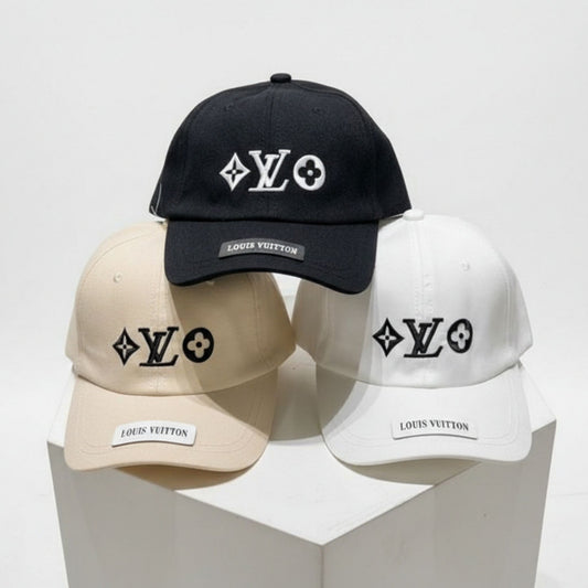 Louis Vuitton Logo Embroidered Baseball Caps – Multi-Color
