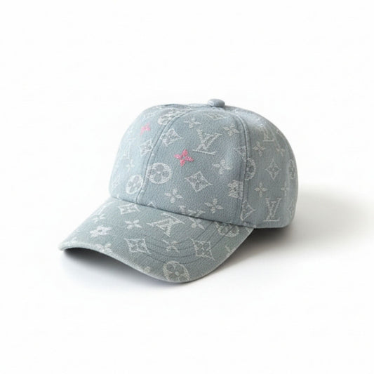 Louis Vuitton Monogram Washed Denim Baseball Cap – Blue