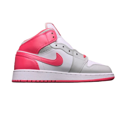 Air Jordan 1 Mid GS 'Platinum Pink White'