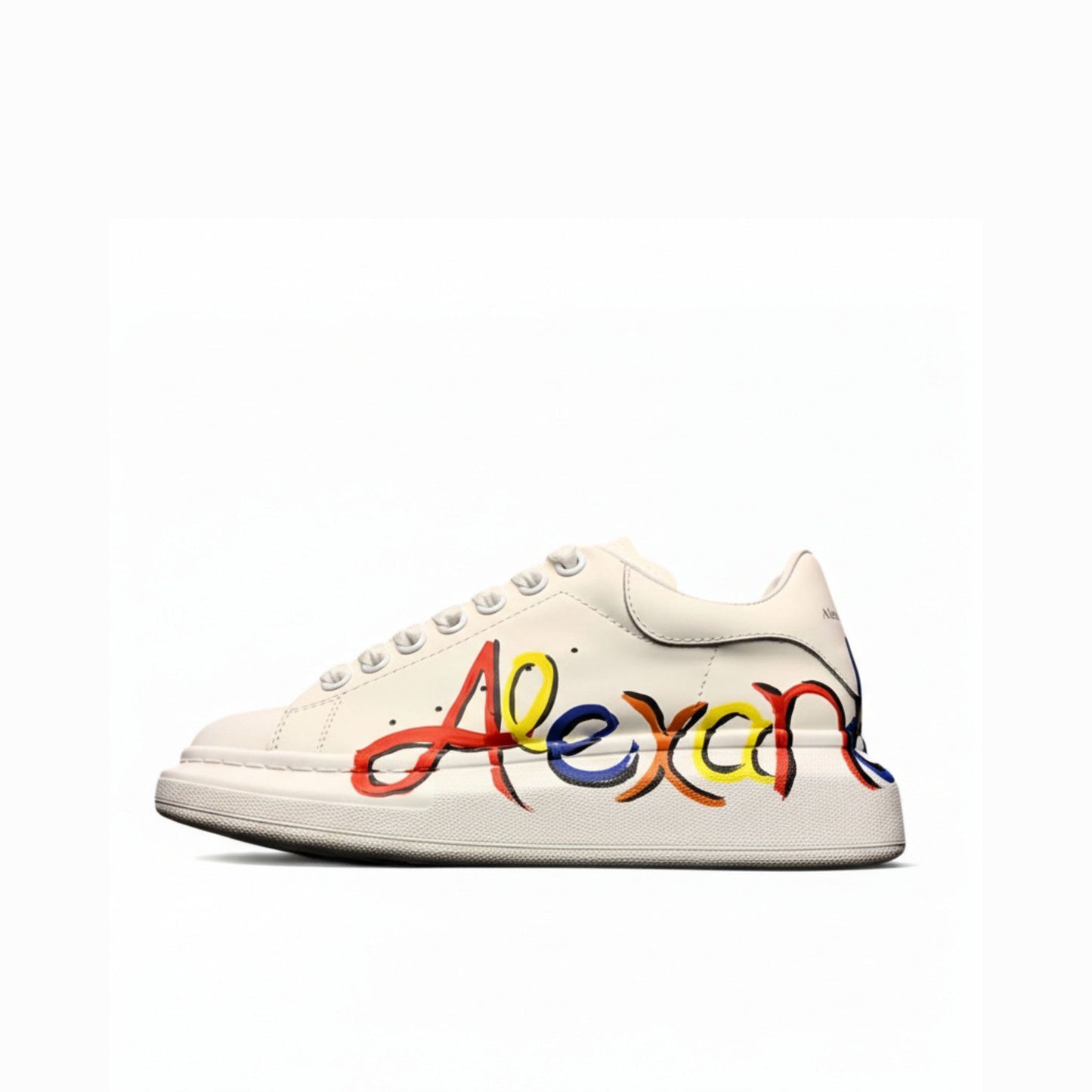 Alexander McQueen White Designer Sneakers
