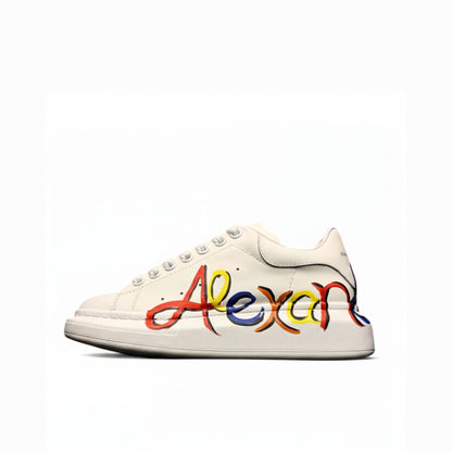 Alexander McQueen White Designer Sneakers