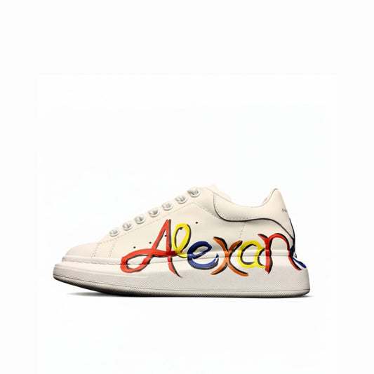 Alexander McQueen White Designer Sneakers