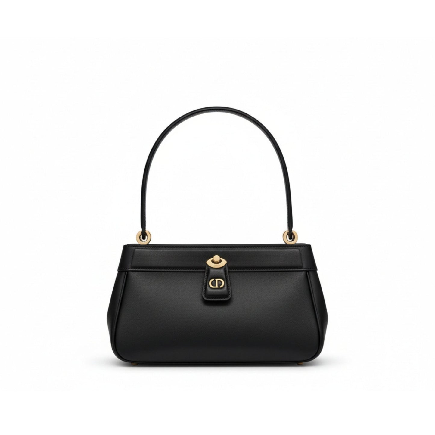 Key Bag Black Leather Spring/Summer 2023