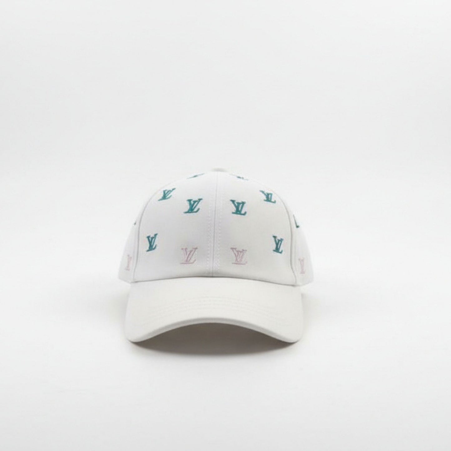 Louis Vuitton White Denim Baseball Cap – LV Blason Style
