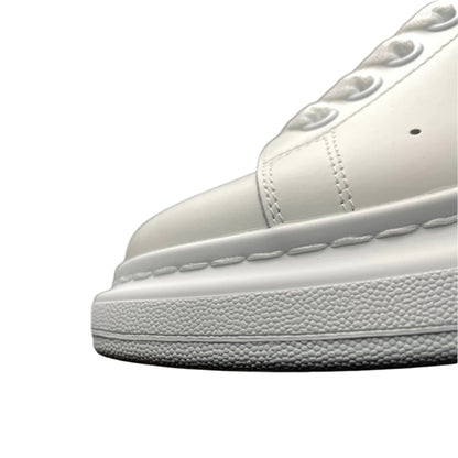 Women’s Chunky Sole Leather Trainers White Black