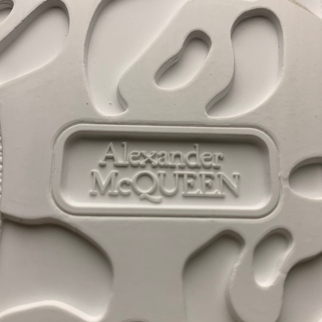 Alexander McQueen Oversized Sneaker White Lust Red – Luxury Leather