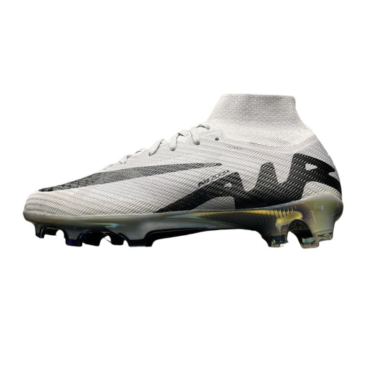 Nike Zoom Mercurial Superfly 9 Elite FG – Gray Black Soccer Cleats