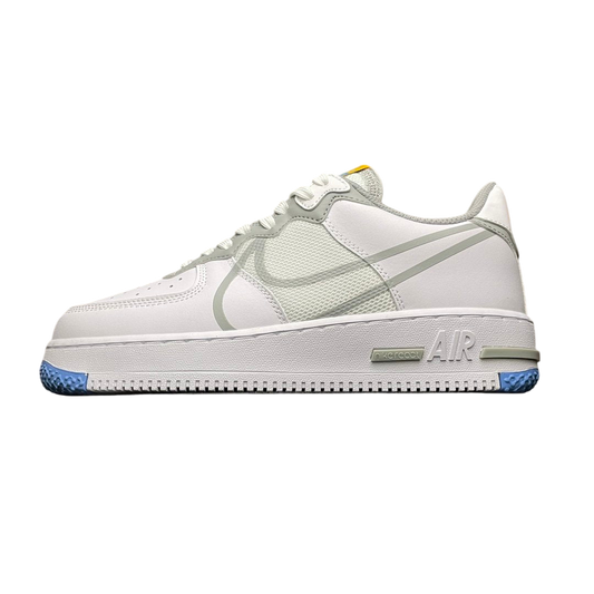Nike Air Force 1 React SU White Light Smoke Grey (GS)
