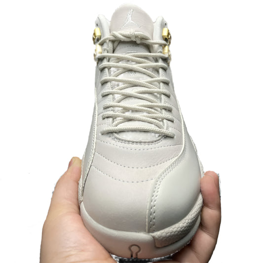 Nike Air Jordan 12 Retro Phantom Women’s Basketball Shoes – White/Gold