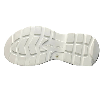 McQueen Chunky Sole Lace-Up Leather Sneakers