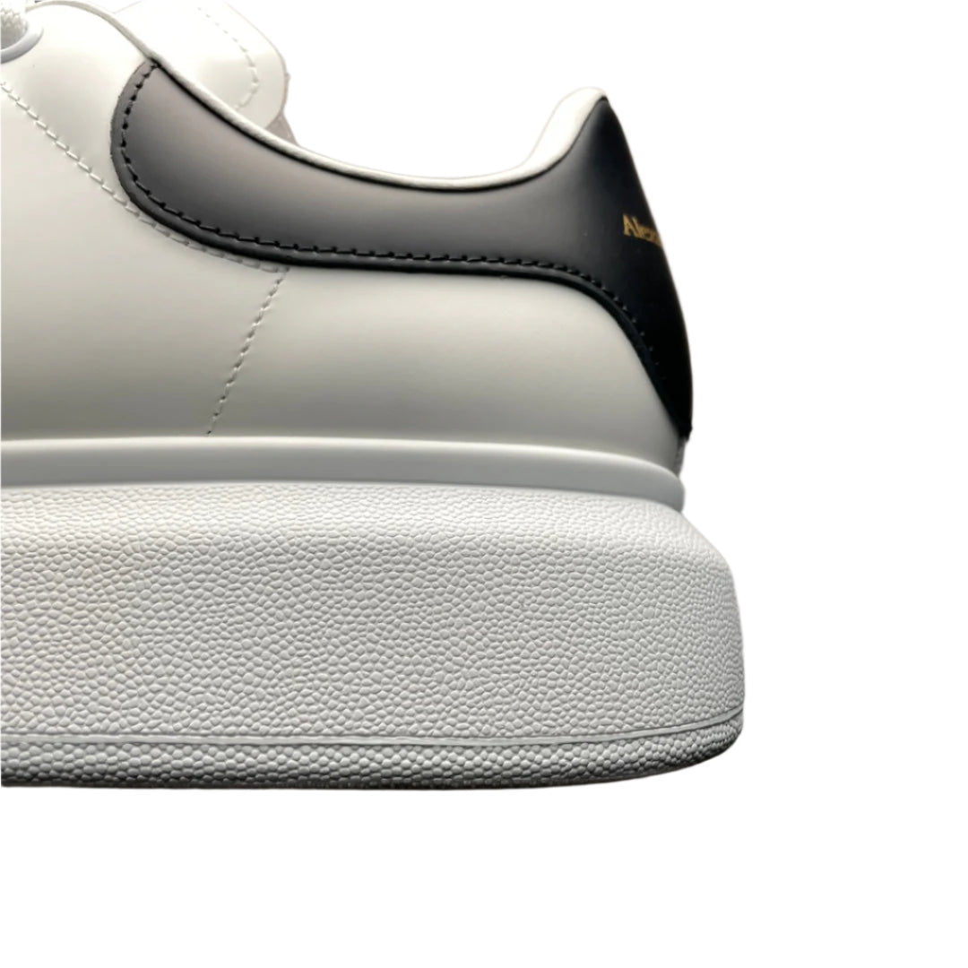 Women’s Chunky Sole Leather Trainers White Black