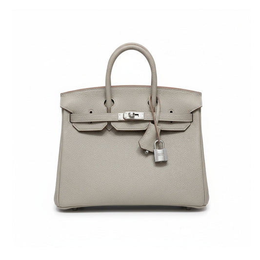 Birkin 25 Gris Togo Leather with Palladium Hardware