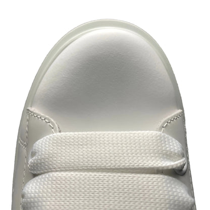 Alexander McQueen Oversized Leather Sneakers – White Pink Luxury