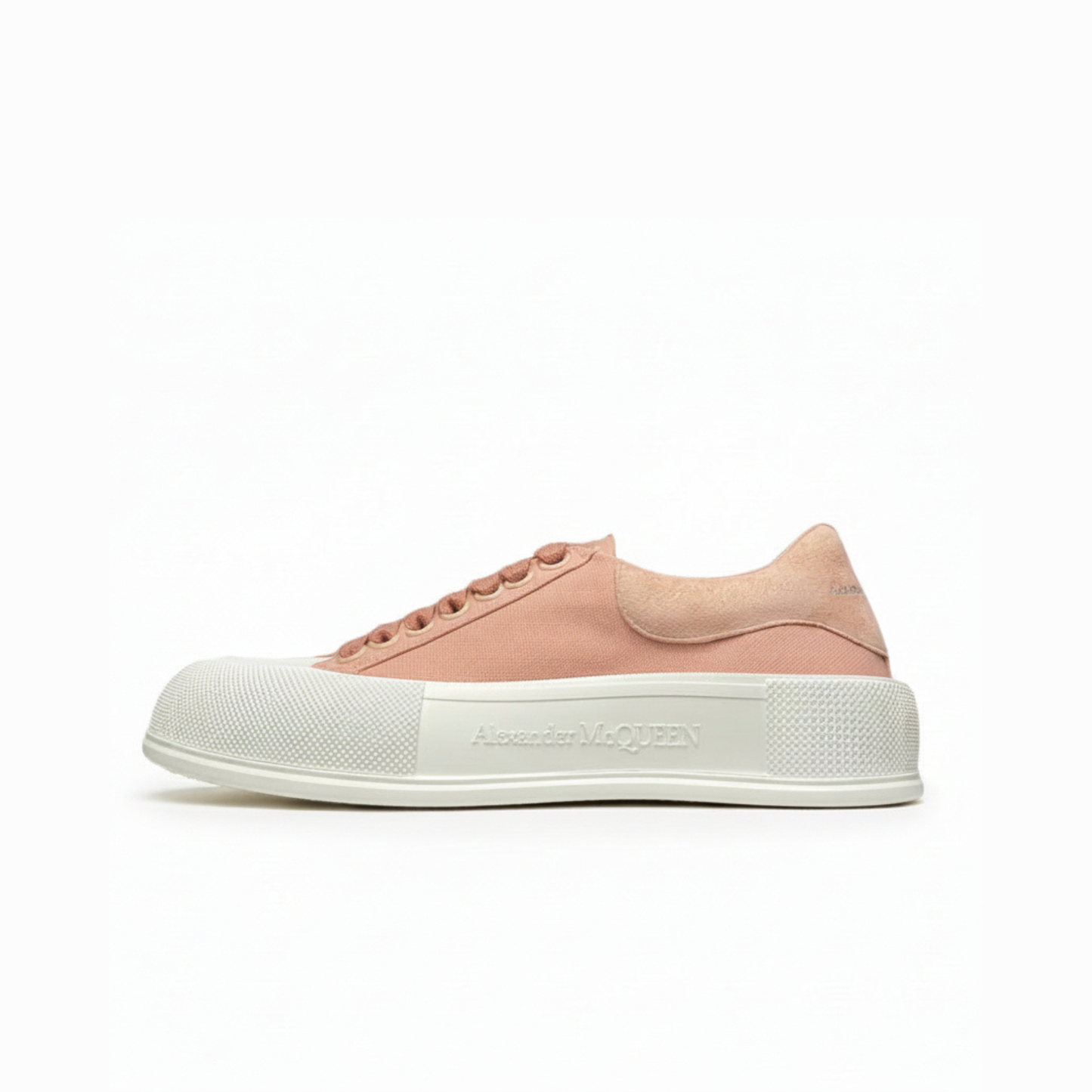 Alexander McQueen Deck Lace-Up Plimsoll Magnolia – Women’s Designer Sneaker