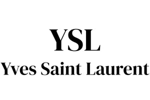 YSL Yves Saint Laurent logo on a white background. SnickBasement